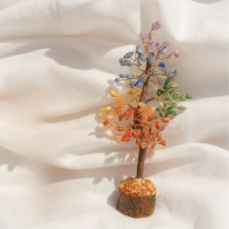 7 Chakra Crystal Tree Energy Balancing Gem Tree for Home, Office & Healing - — Consecrated Numero-Vastu Remedy by Dhrminder Bhattia
