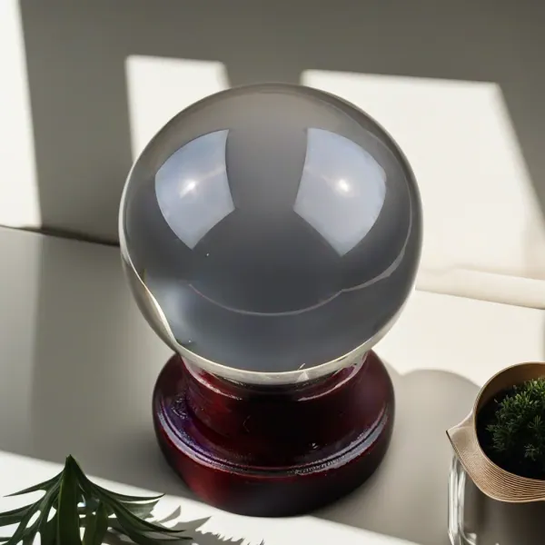 Crystal Balls — Certified Optical Gazing Sphere — Consecrated Numero-Vastu Remedy by Dhrminder Bhattia