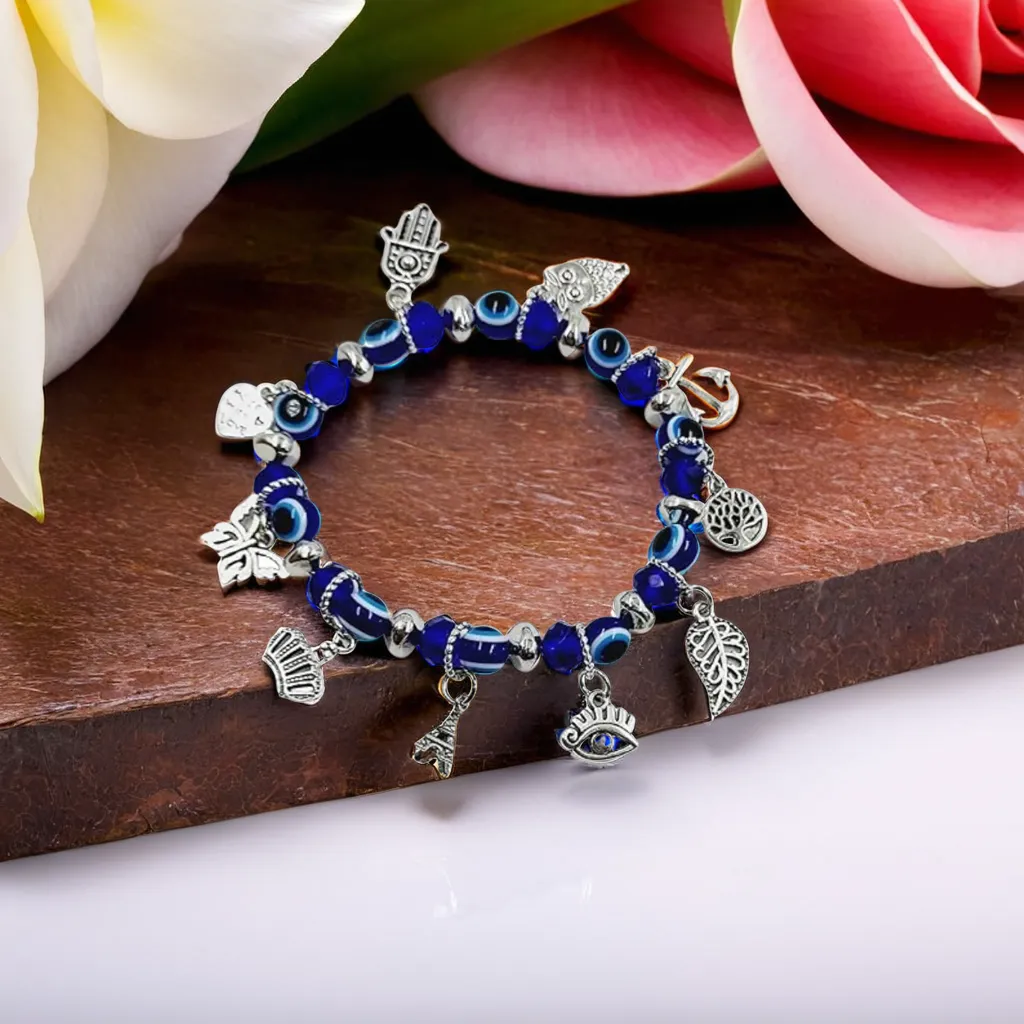 Evil Eye Nazar Battu Bracelet Charms for Women — Consecrated Numero-Vastu Remedy by Dhrminder Bhattia