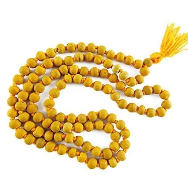 Haldi/Turmeric Mala — Consecrated Numero-Vastu Remedy by Dhrminder Bhattia
