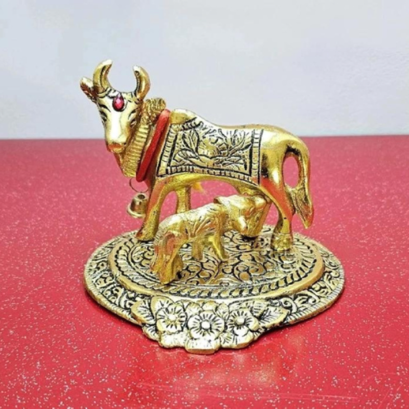 Kamdhenu Cow with Calf - — Consecrated Numero-Vastu Remedy by Dhrminder Bhattia