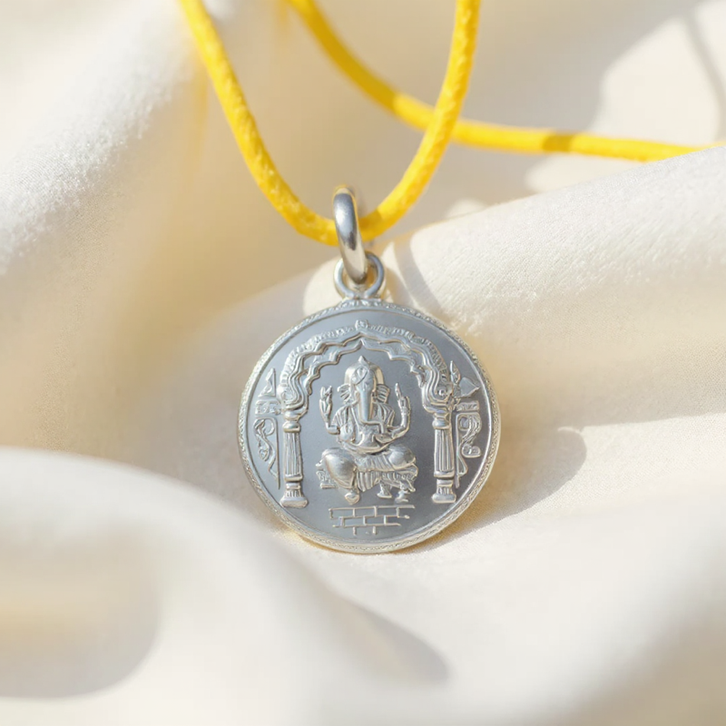 Kary Sidhi Yantra Silver locket (With Thread) - — Consecrated Numero-Vastu Remedy by Dhrminder Bhattia