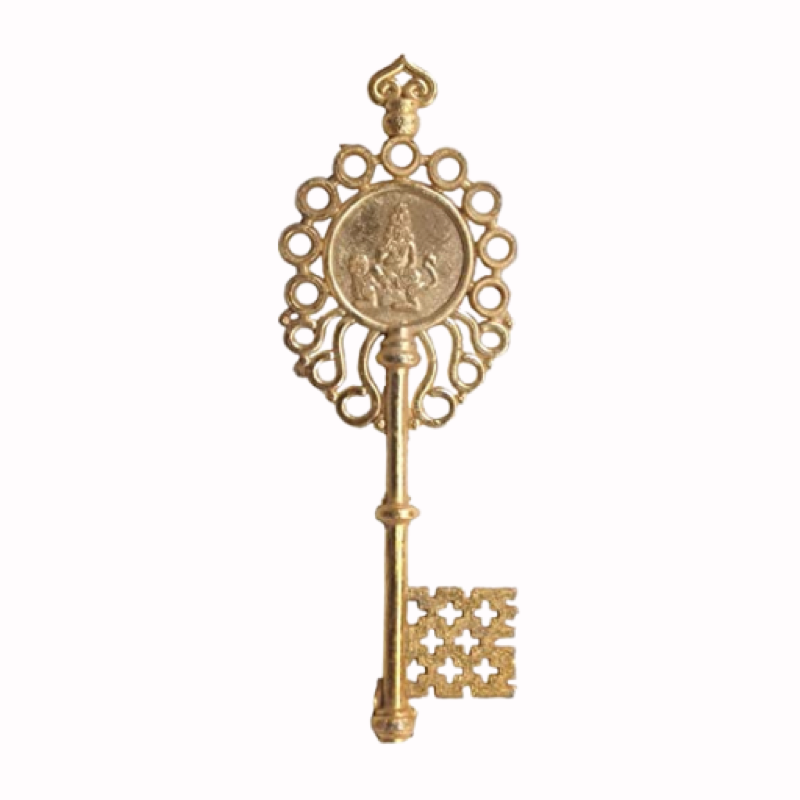 Metal Fengshui Kuber Kunji Key - Attract Wealth and Fortune - — Consecrated Numero-Vastu Remedy by Dhrminder Bhattia