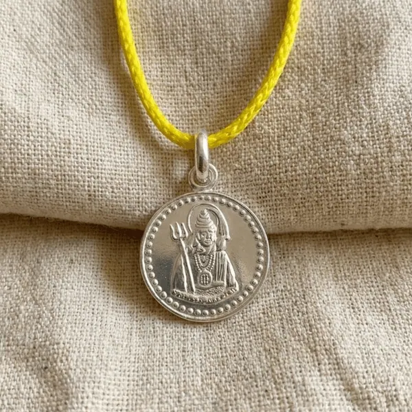Maha Mrityunjaya Yantra Silver Locket (With Thread) — Consecrated Numero-Vastu Remedy by Dhrminder Bhattia