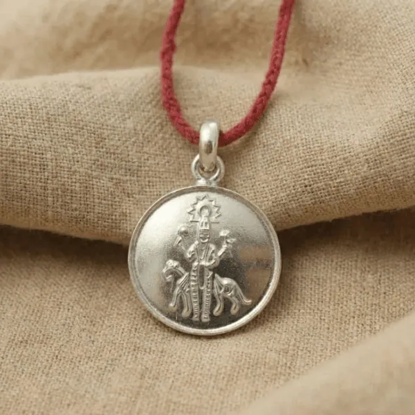 Shri Rahu Yantra Silver Locket (Free Thread) — Consecrated Numero-Vastu Remedy by Dhrminder Bhattia