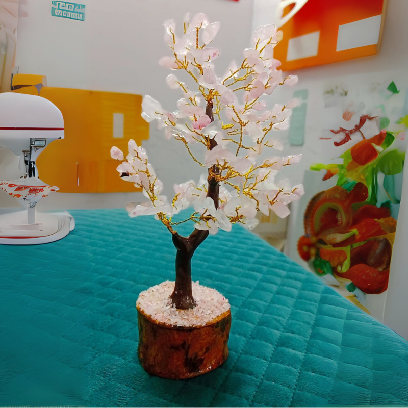 Rose Quartz Tree For love, peace & healing - — Consecrated Numero-Vastu Remedy by Dhrminder Bhattia