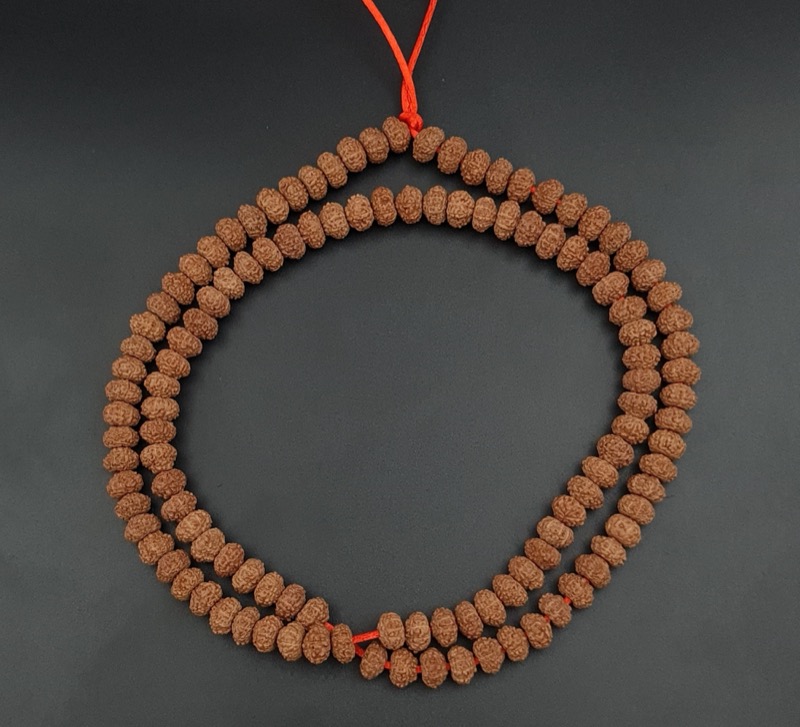 Rudraksh Mala – 10 Mukhi Indonesia (8mm) - — Consecrated Numero-Vastu Remedy by Dhrminder Bhattia