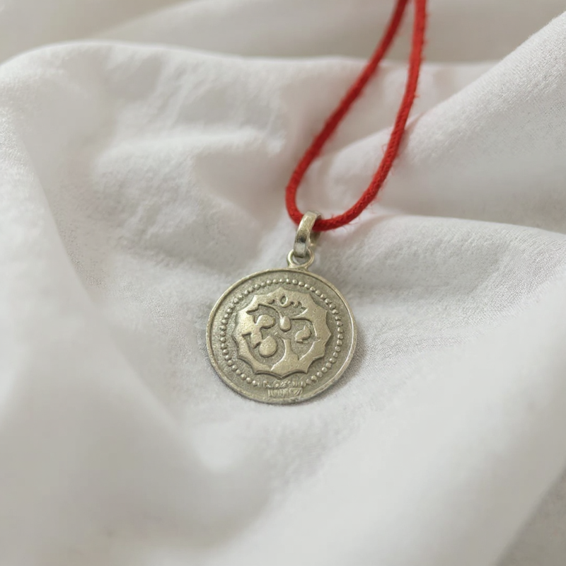 Shree Yantra Sliver Locket (With Thread) - — Consecrated Numero-Vastu Remedy by Dhrminder Bhattia