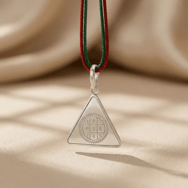 Surya Budh Yantra Silver Locket — Consecrated Numero-Vastu Remedy by Dhrminder Bhattia