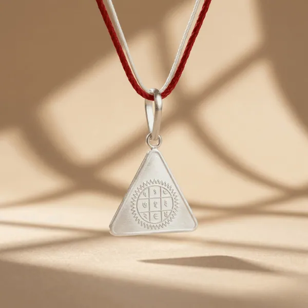 Surya Pyra Yantra Silver Locket — Consecrated Numero-Vastu Remedy by Dhrminder Bhattia